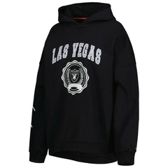 Tommy Hilfiger Women's Becca Drop Shoulder Pullover Hoodie - Las Vegas Raiders