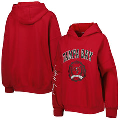 Tommy Hilfiger Women's Becca Drop Shoulder Pullover Hoodie - Tampa Bay Buccaneers