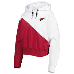 DKNY Sport Women's Bobbi Color Blocked Pullover Hoodie - Arizona Cardinals