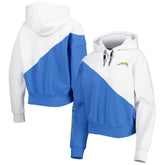 DKNY Sport Women's Bobbi Color Blocked Pullover Hoodie - Los Angeles Chargers