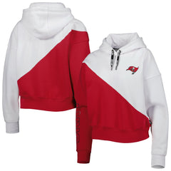 DKNY Sport Women's Bobbi Color Blocked Pullover Hoodie - Tampa Bay Buccaneers