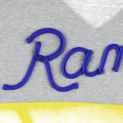 Touch Women's Outfield Deep V-Back Waist Length Pullover Sweatshirt - Los Angeles Rams