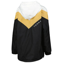 Tommy Hilfiger Women's Staci Half-Zip Hoodie Windbreaker Jacket - New Orleans Saints
