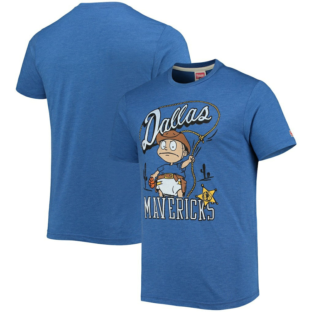 NBA Dallas Mavericks Homage NBA x Rugrats Tri-Blend T-Shirt sale