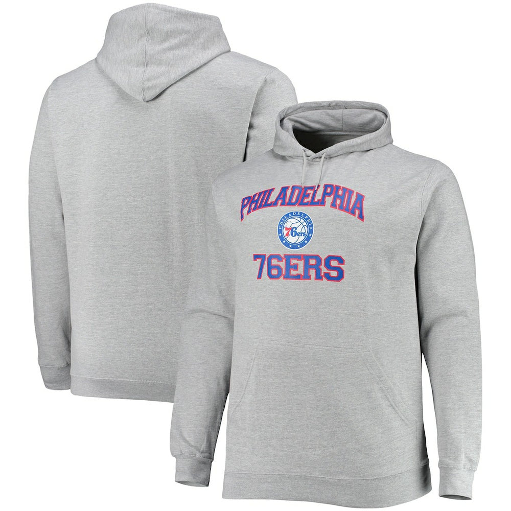 NBA Philadelphia 76ers Big & Tall Heart & Soul Pullover Hoodie