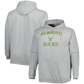 NBA Milwaukee Bucks Big & Tall Heart & Soul Pullover Hoodie