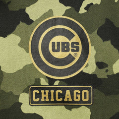 MLB Chicago Cubs New Era Women's 2022 MLB Armed Forces Day Camo Full-Zip Hoodie