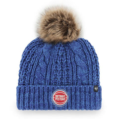 NBA Detroit Pistons '47 Women's Meeko Cuffed Knit Hat with Pom sale