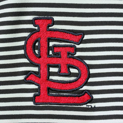 MLB St. Louis Cardinals Tommy Bahama Women's Aubrey Stripe Block IslandZone Half-Zip Jacket
