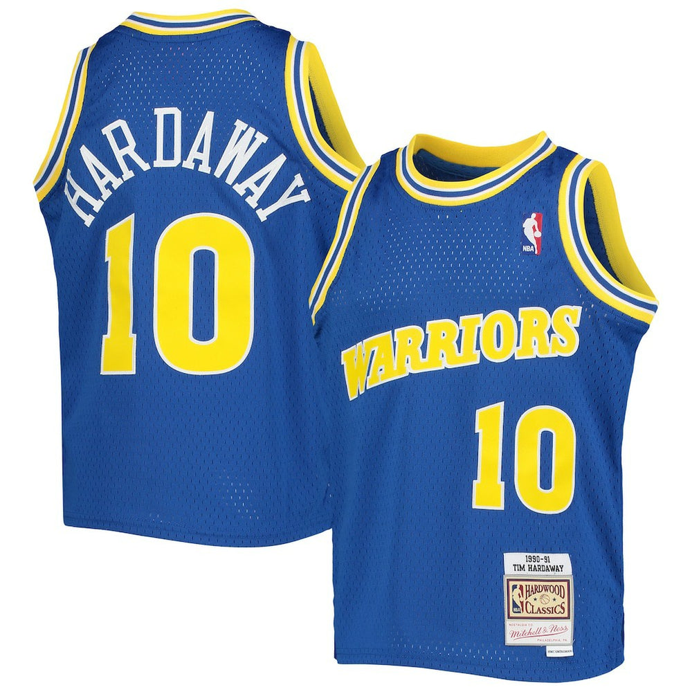 NBA Tim Hardaway Golden State Warriors Youth 1990/91 Hardwood Classics Swingman Jersey sale