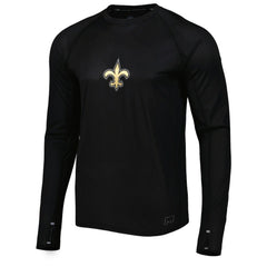 MSX by Michael Strahan Interval Long Sleeve Raglan T-Shirt - New Orleans Saints