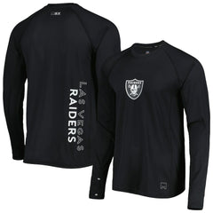 MSX by Michael Strahan Interval Long Sleeve Raglan T-Shirt - Las Vegas Raiders