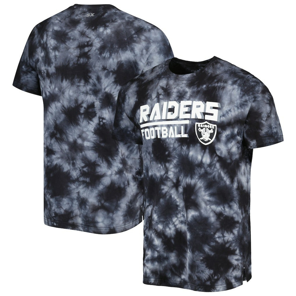 MSX by Michael Strahan Recovery Tie-Dye T-Shirt - Las Vegas Raiders