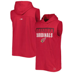 MSX by Michael Strahan Relay Sleeveless Pullover Hoodie - Arizona Cardinals