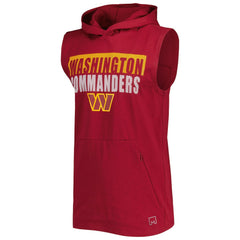 MSX by Michael Strahan Relay Sleeveless Pullover Hoodie - Washington Commanders