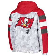 Starter Thursday Night Gridiron Raglan Half-Zip Hooded Jacket - Tampa Bay Buccaneers