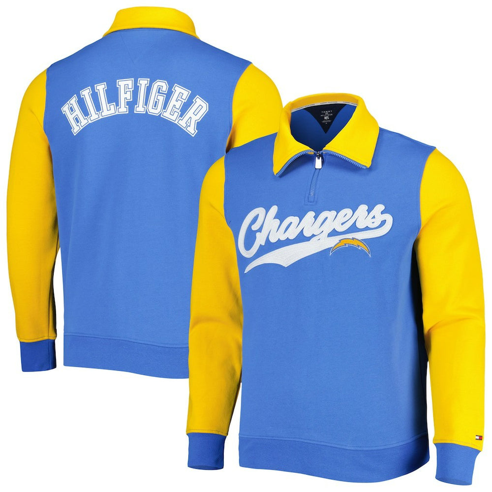 Tommy Hilfiger Aiden Quarter-Zip Sweatshirt - Los Angeles Chargers