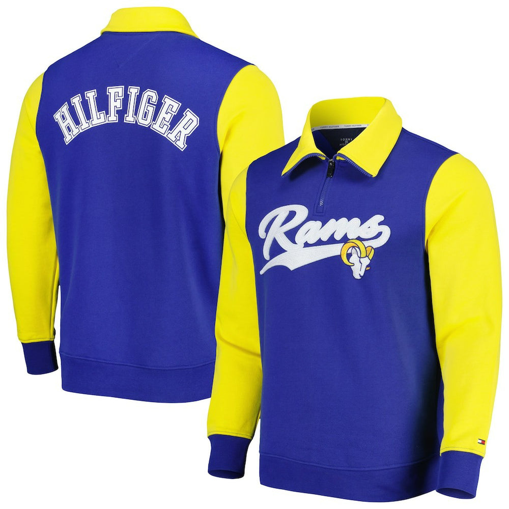 Tommy Hilfiger Aiden Quarter-Zip Sweatshirt - Los Angeles Rams