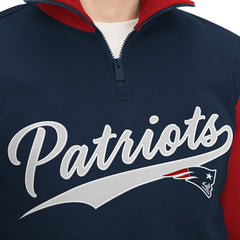 Tommy Hilfiger Aiden Quarter-Zip Sweatshirt - New England Patriots