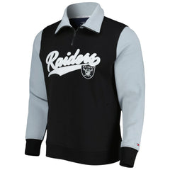 Tommy Hilfiger Aiden Quarter-Zip Sweatshirt - Las Vegas Raiders