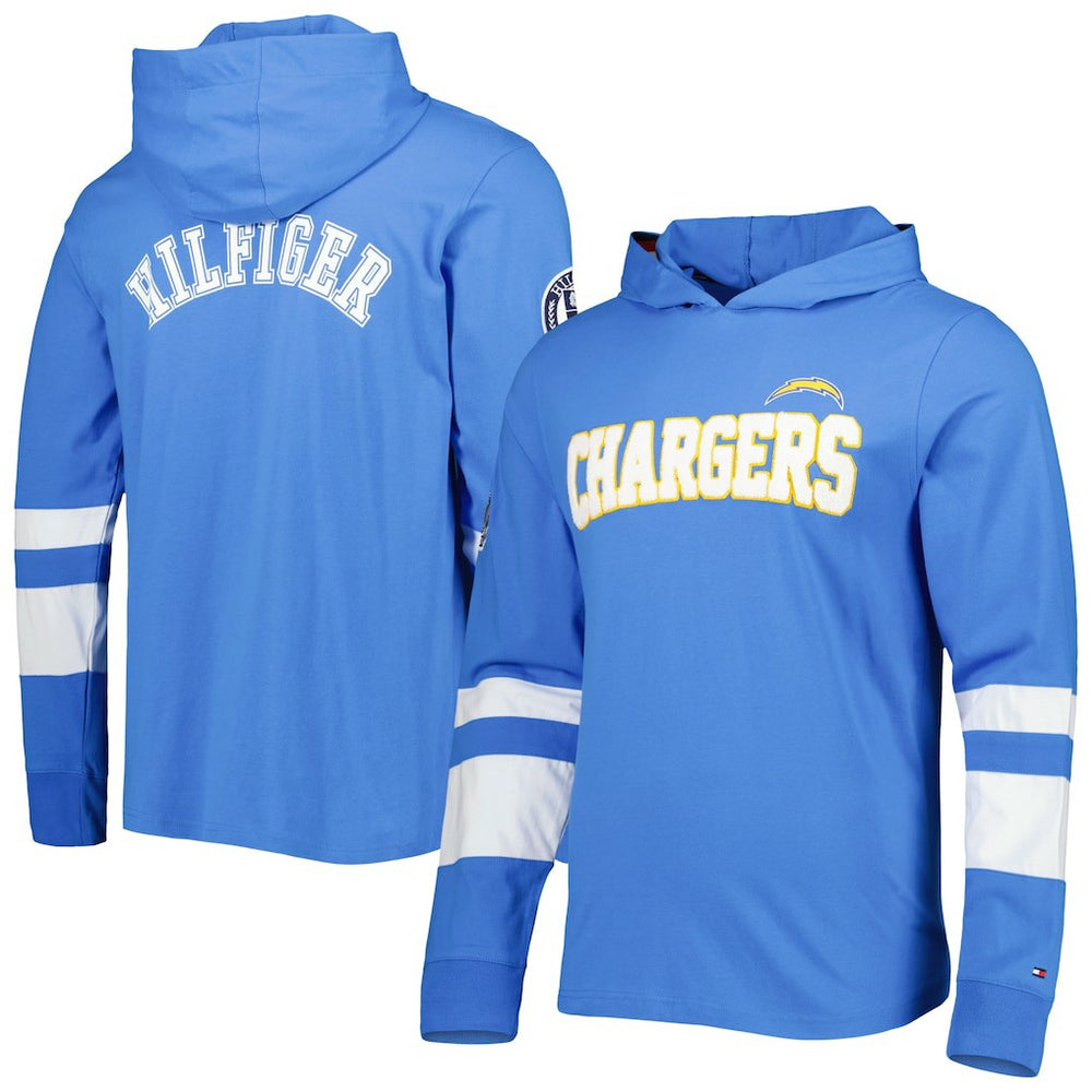 Tommy Hilfiger Alex Long Sleeve Hoodie T-Shirt - Los Angeles Chargers
