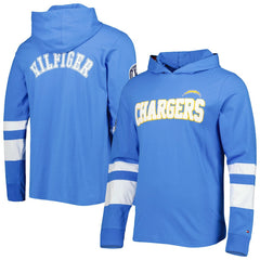 Tommy Hilfiger Alex Long Sleeve Hoodie T-Shirt - Los Angeles Chargers