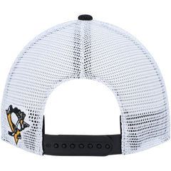 NHL Black/White Pittsburgh Penguins '47 Women's Encore MVP Trucker Snapback Hat