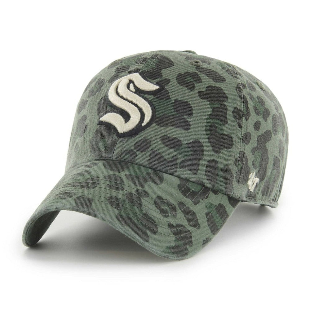 NHL Green Seattle Kraken '47 Women's Bagheera Clean Up Adjustable Hat