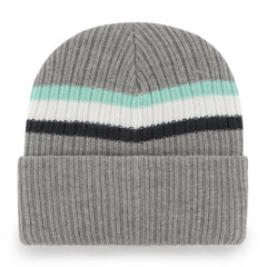 NHL Charcoal Seattle Kraken '47 Highline Cuffed Knit Hat