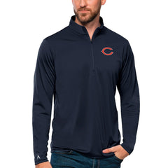 Antigua Tribute Quarter-Zip Lightweight Pullover Top - Chicago Bears