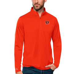Antigua Tribute Quarter-Zip Lightweight Pullover Top - Cincinnati Bengals