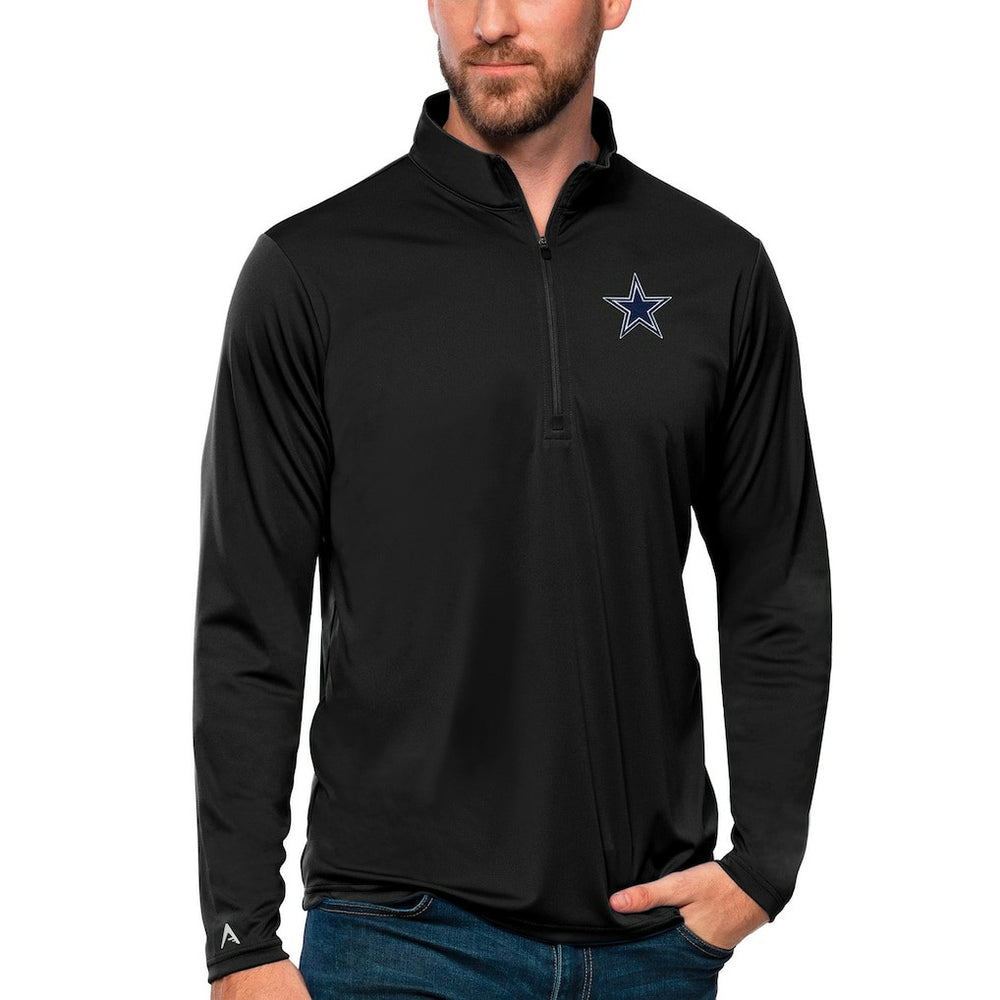 Antigua Tribute Quarter-Zip Lightweight Pullover Top - Dallas Cowboys