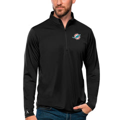 Antigua Tribute Quarter-Zip Lightweight Pullover Top - Miami Dolphins