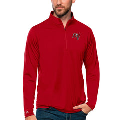 Antigua Tribute Quarter-Zip Lightweight Pullover Top - Tampa Bay Buccaneers