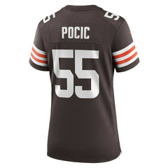 Ethan Pocic Women's Game Jersey - Cleveland Browns