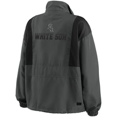 MLB Chicago White Sox WEAR by Erin Andrews Women's Packable Half-Zip Jacket