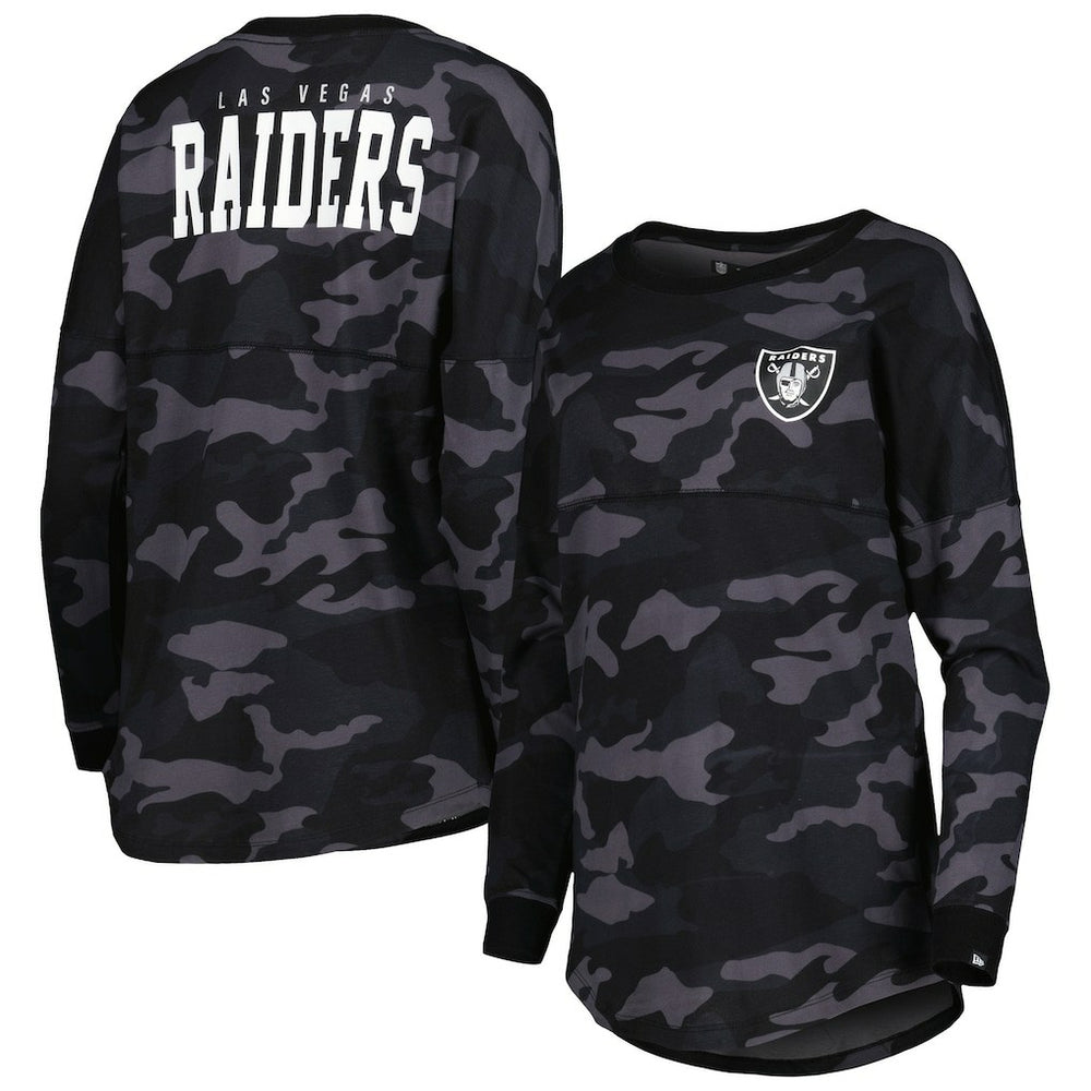 Women's Camo Long Sleeve T-Shirt - Las Vegas Raiders