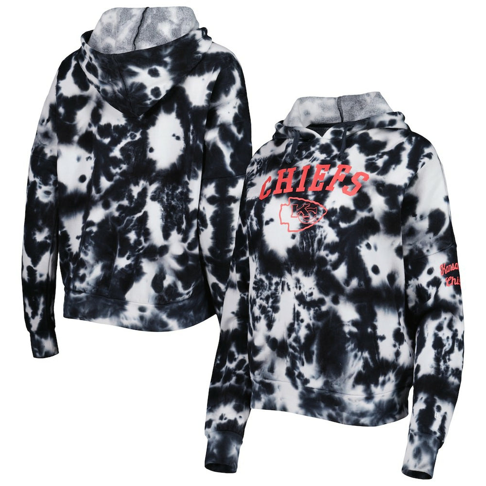 Women's Cloud Dye Fleece Pullover Hoodie - Kansas City Chiefs