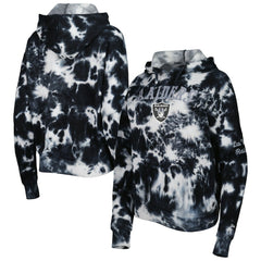Women's Cloud Dye Fleece Pullover Hoodie - Las Vegas Raiders