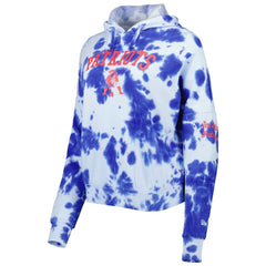 Women's Cloud Dye Fleece Pullover Hoodie - New England Patriots