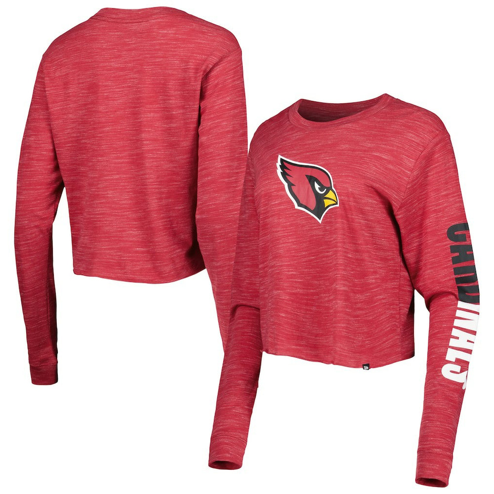 Women's Crop Long Sleeve T-Shirt - Arizona Cardinals