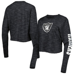 Women's Crop Long Sleeve T-Shirt - Las Vegas Raiders