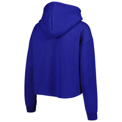 Cuce Women's Crystal Logo Cropped Pullover Hoodie - Los Angeles Rams
