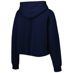 Cuce Women's Crystal Logo Cropped Pullover Hoodie - Tennessee Titans