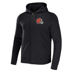 NFL x Darius Rucker Collection Rocker Full-Zip Hoodie - Cleveland Browns