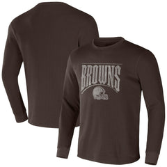 NFL x Darius Rucker Collection Long Sleeve Thermal T-Shirt - Cleveland Browns