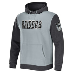 NFL x Darius Rucker Collection Colorblock Pullover Hoodie - Las Vegas Raiders