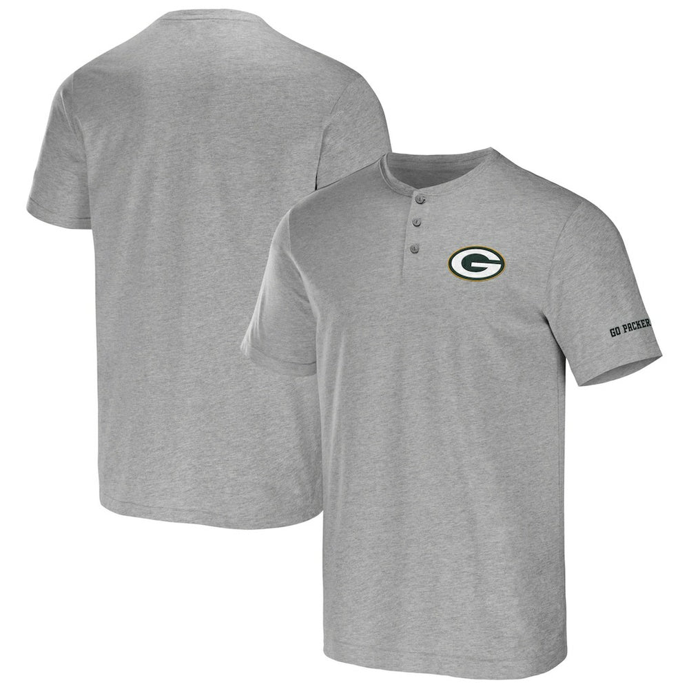 NFL x Darius Rucker Collection Henley T-Shirt - Green Bay Packers