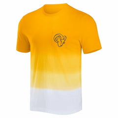 NFL x Darius Rucker Collection Dip Dye Pocket T-Shirt - Los Angeles Rams
