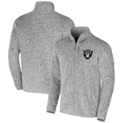 NFL x Darius Rucker Collection Fleece Full-Zip Jacket - Las Vegas Raiders